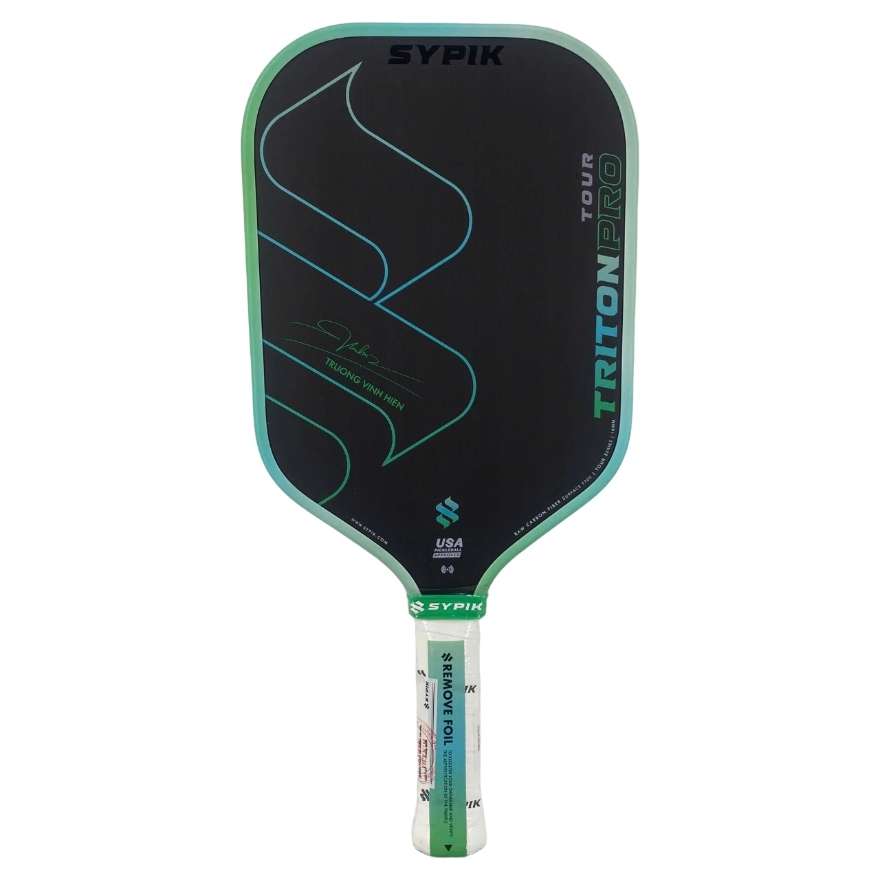 Vợt Pickleball Sypik Triton Pro 16mm (TVH sign) - Rainbow Blue