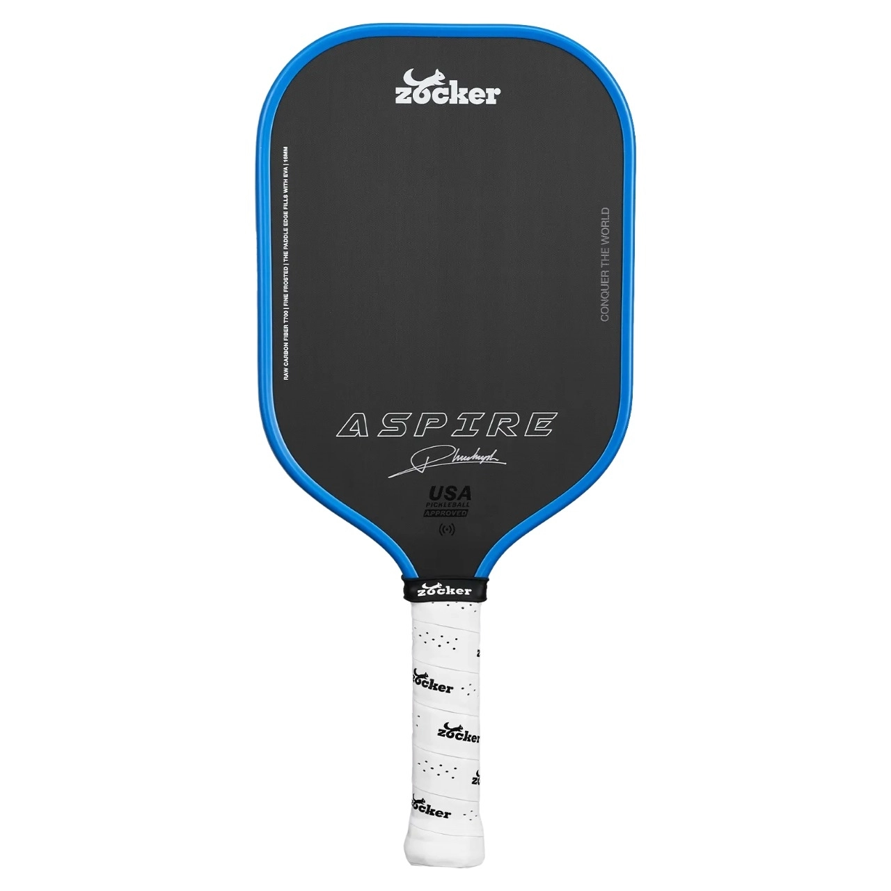 Vợt Pickleball Zocker Aspire 13.3mm - Xanh