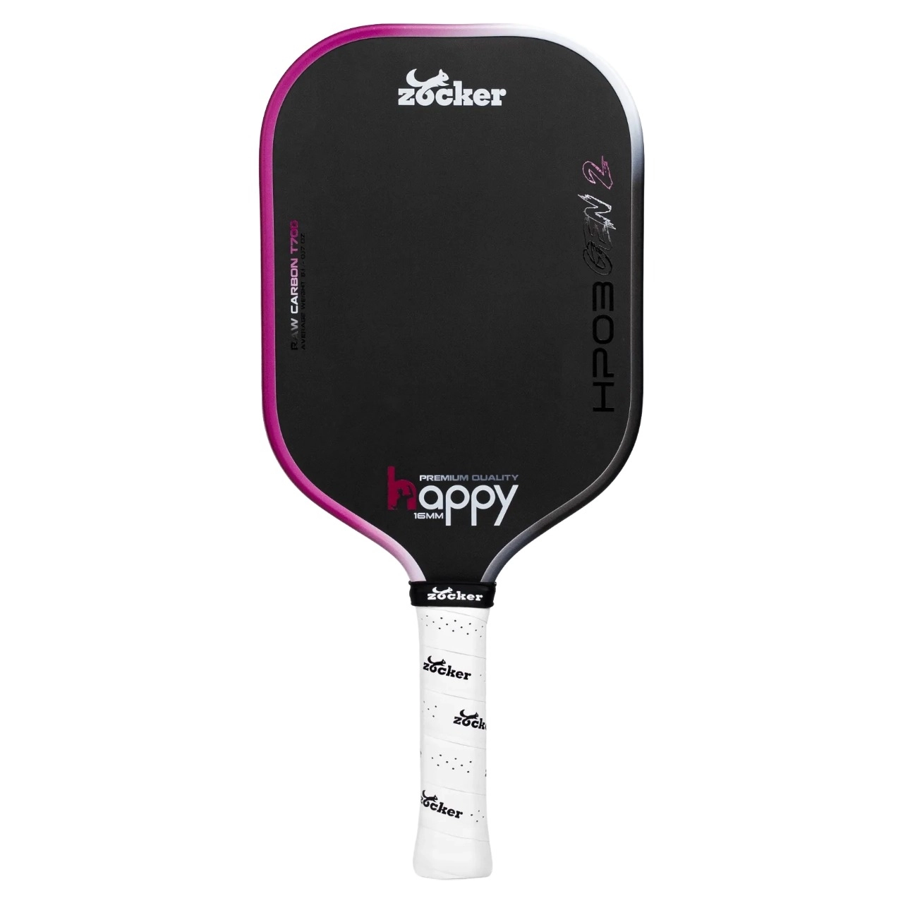 Vợt Pickleball Zocker Happy HP03 Gen 2 - Hồng