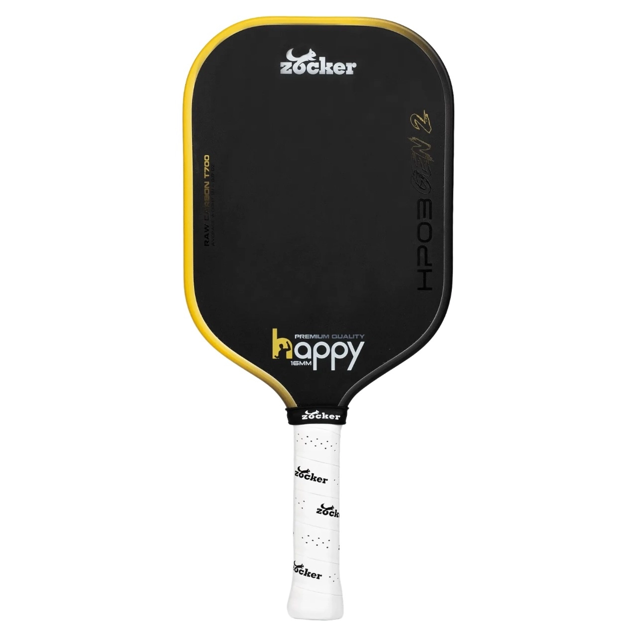 Vợt Pickleball Zocker Happy HP03 Gen 2 - Vàng