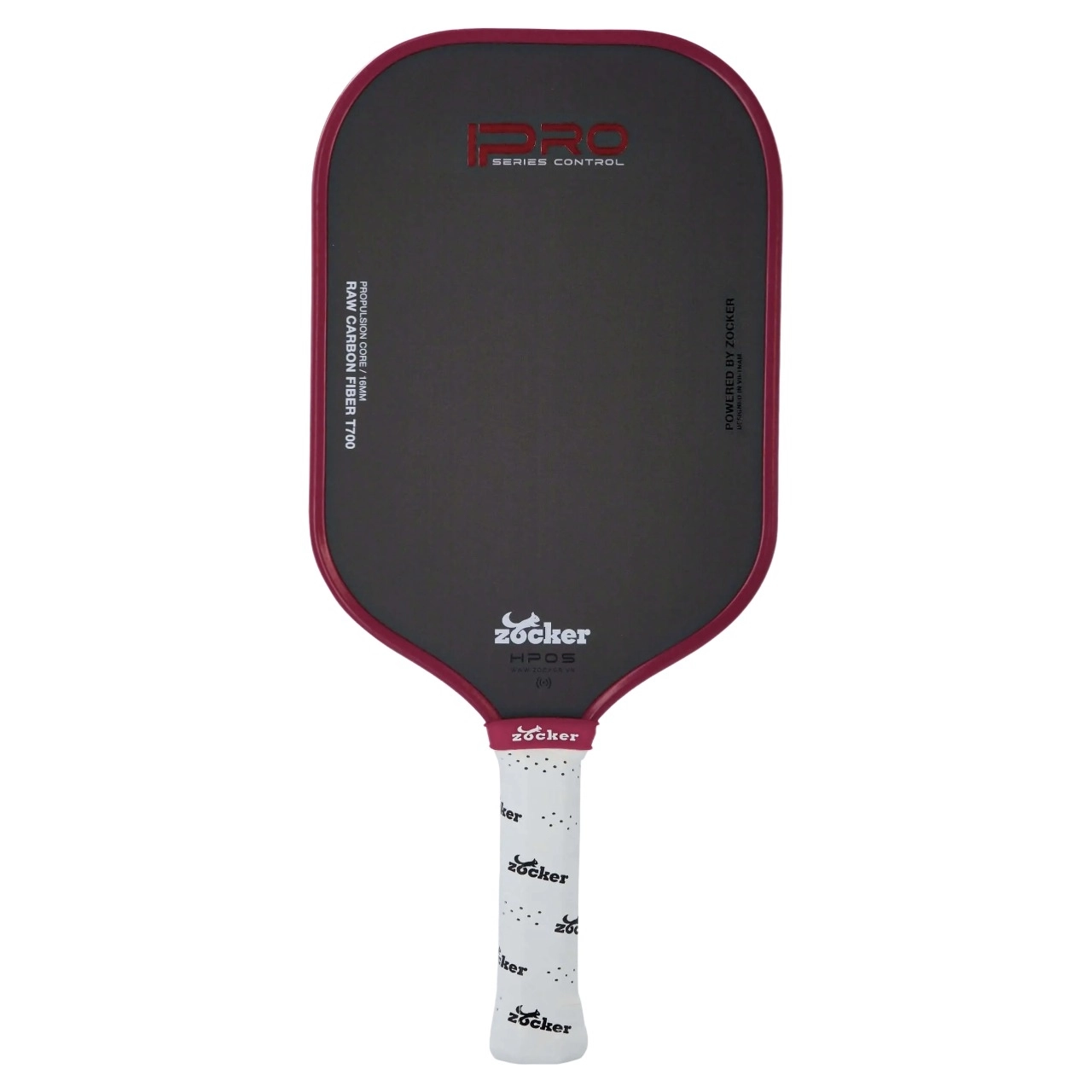 Vợt Pickleball Zocker Happy HP05 14mm - Đỏ