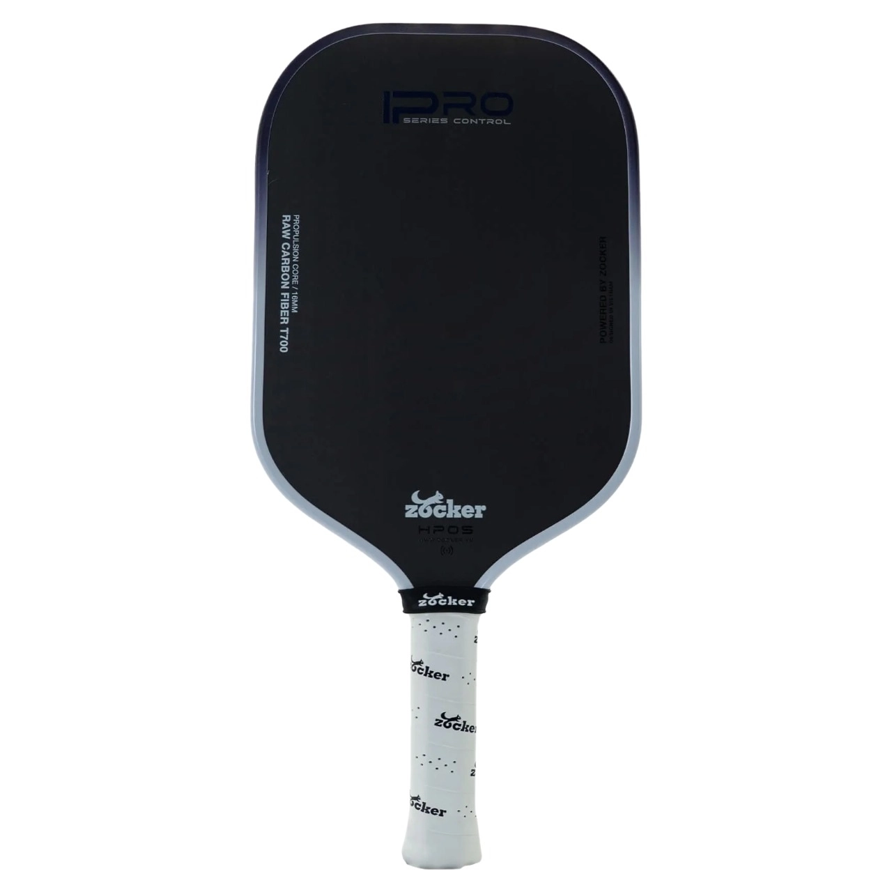 Vợt Pickleball Zocker Happy HP05 16mm - Trắng tím
