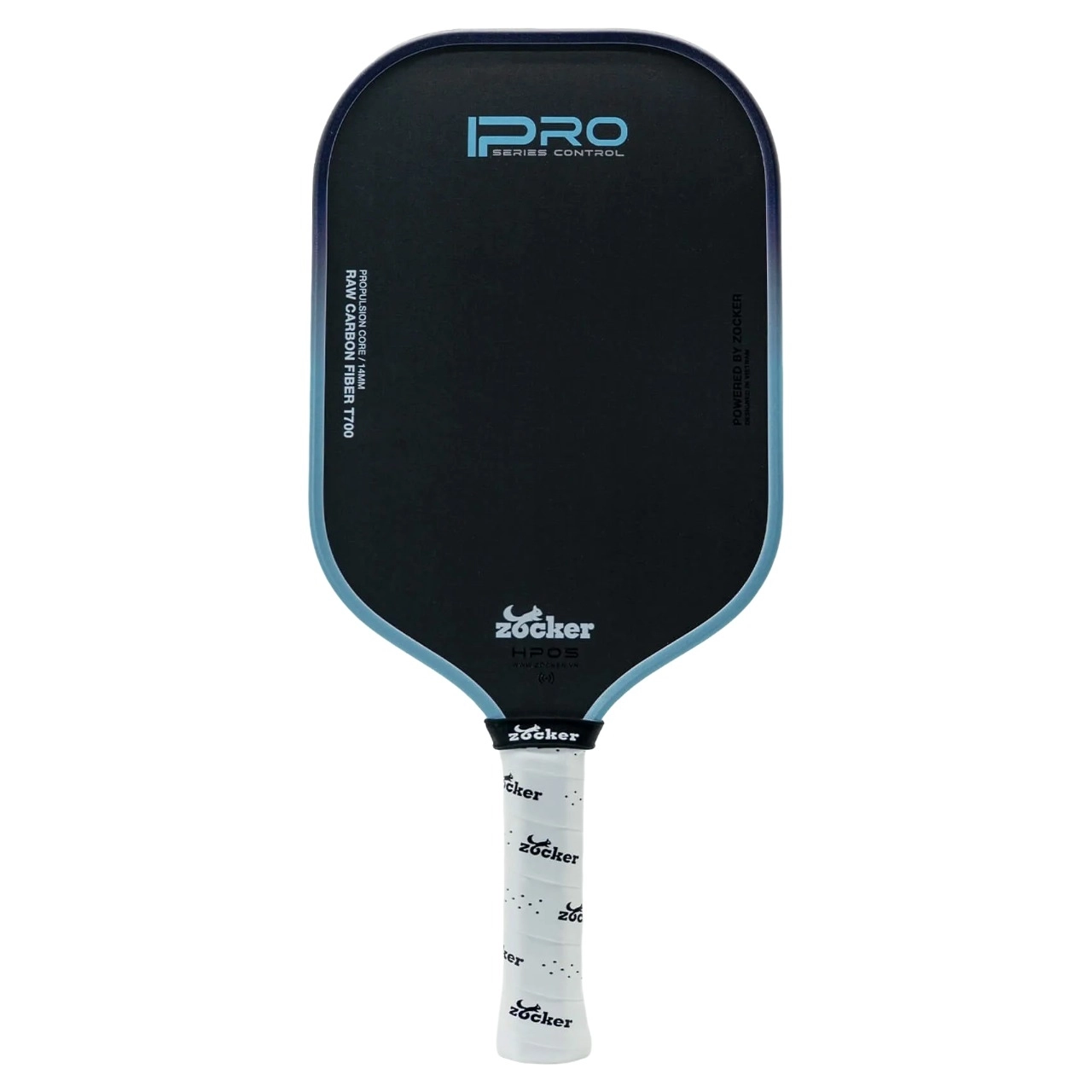 Vợt Pickleball Zocker Happy HP05 16mm - Xanh tím
