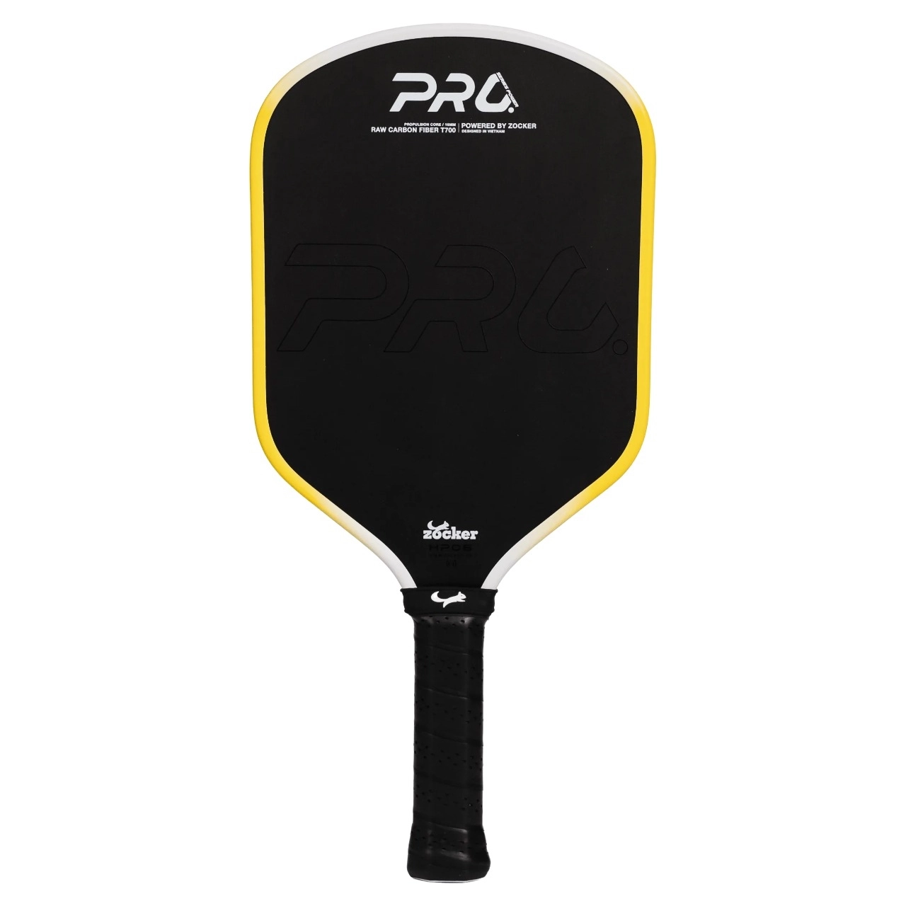 Vợt Pickleball Zocker Happy HP06 Pro 16mm - Vàng