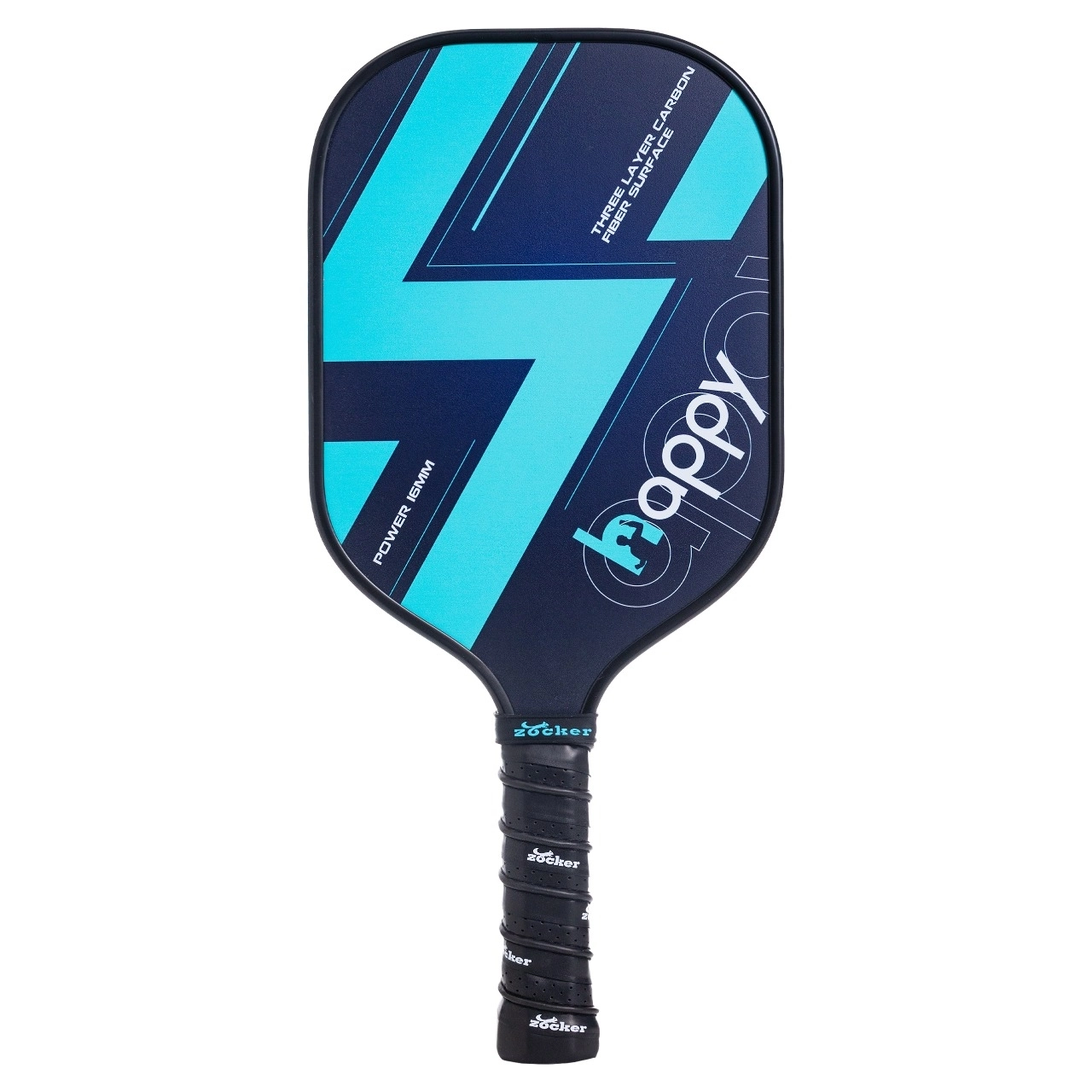 Vợt Pickleball Zocker Happy HP1 Standard Thunder - Đen