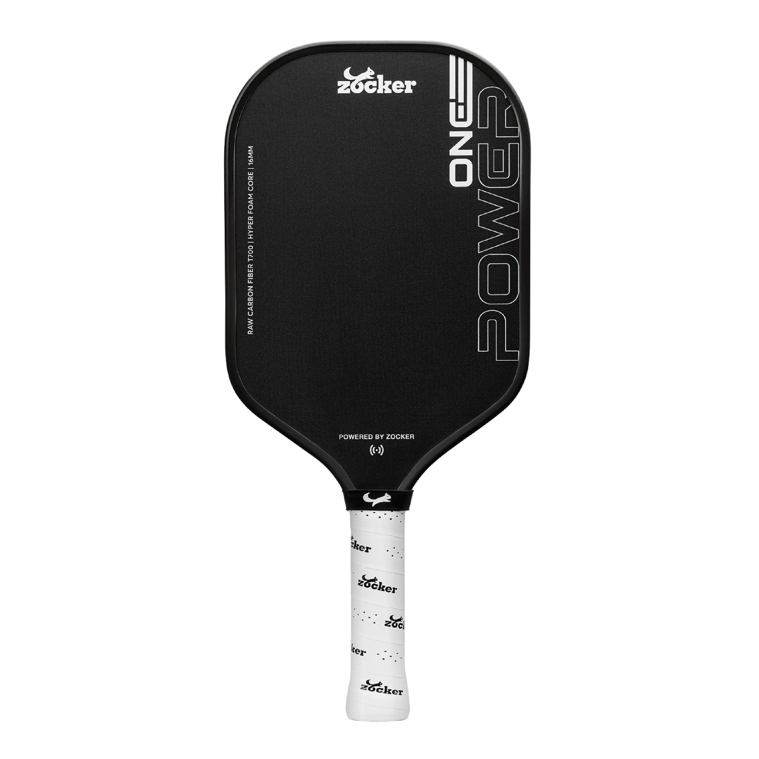 Vợt Pickleball Zocker Power One 16mm - Đen