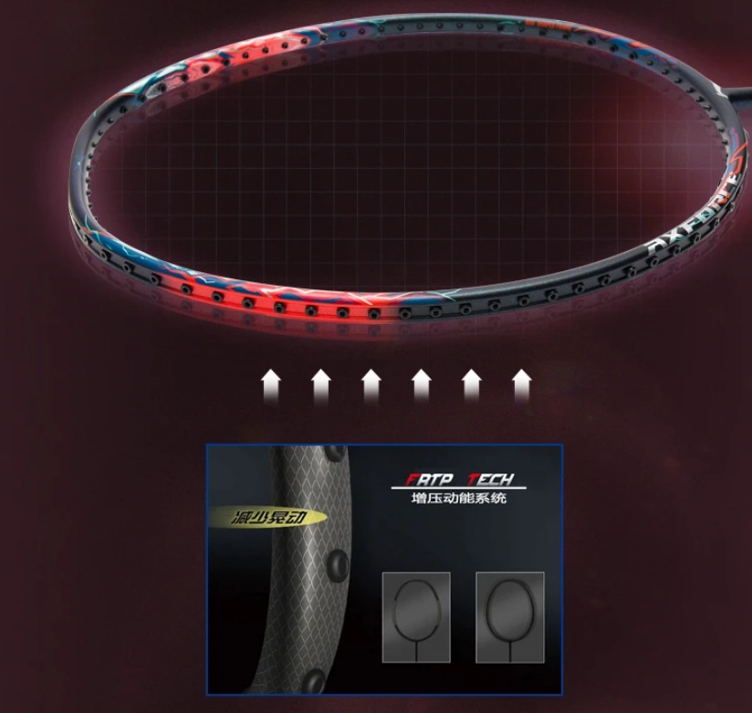 Công nghệ FRTP TECHNOLOGY của vợt cầu lông Lining Axforce 90 Red