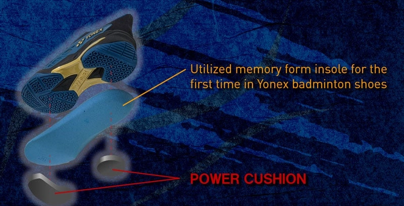 Giới thiệu công nghệ giày cầu lông Yonex MEMORY FORM INSOLE