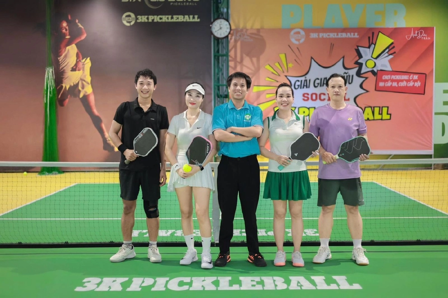 Hoạt động xé vé tại sân 3k pickleball