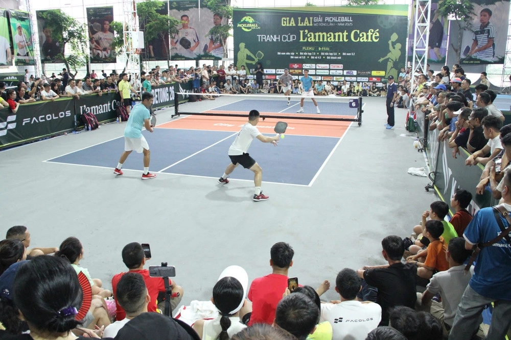 Hình ảnh pickleball giải đấu