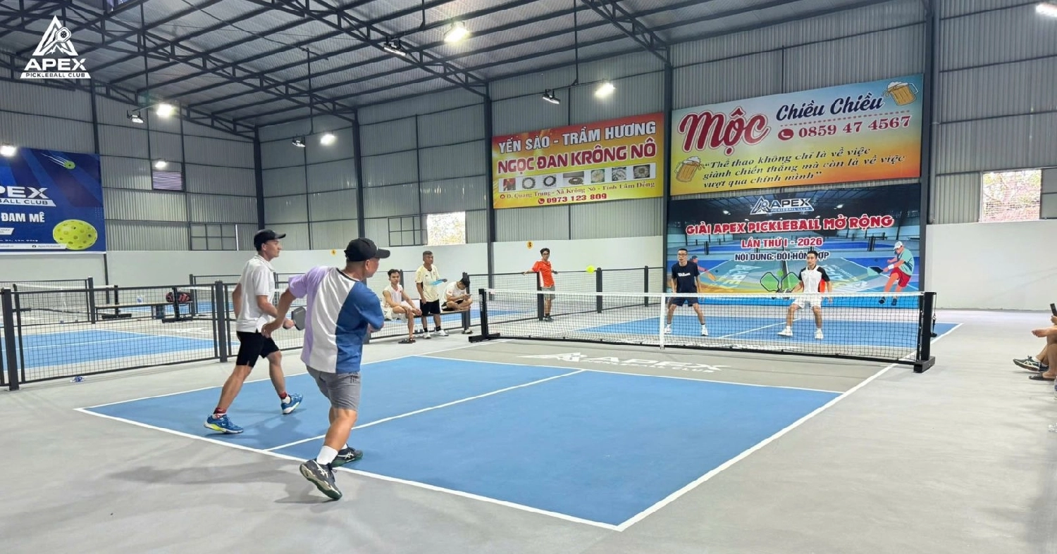 Giá thuê sân Apex Pickleball tại lâm đồng