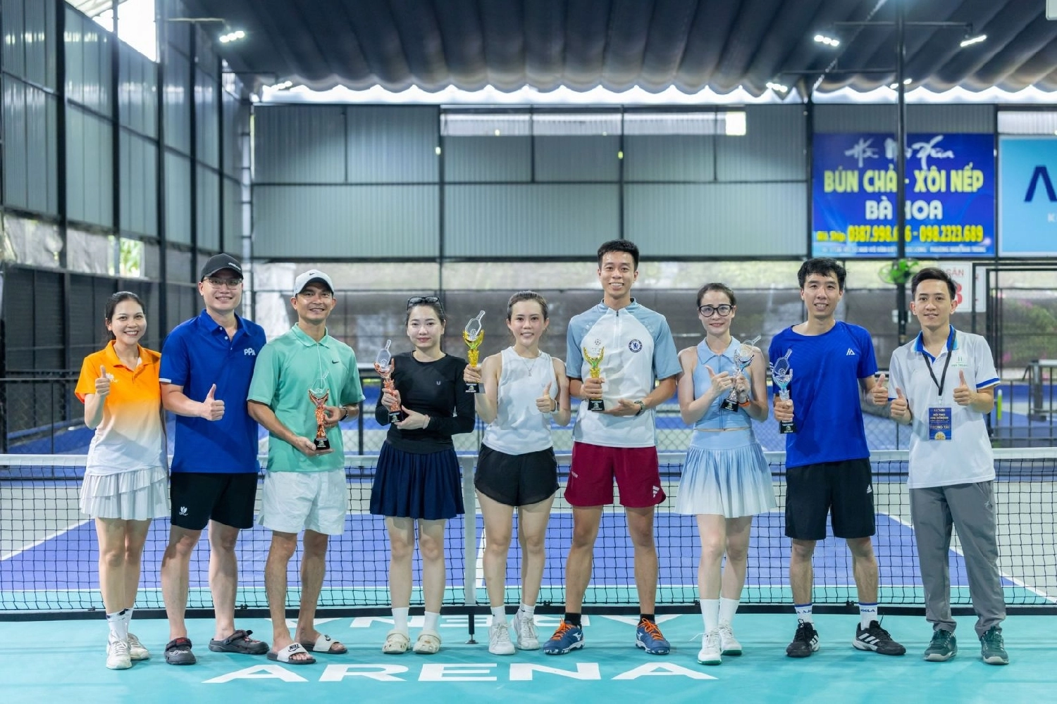 Hoạt động giao lưu tại sân Arena Pickleball Nha Trang