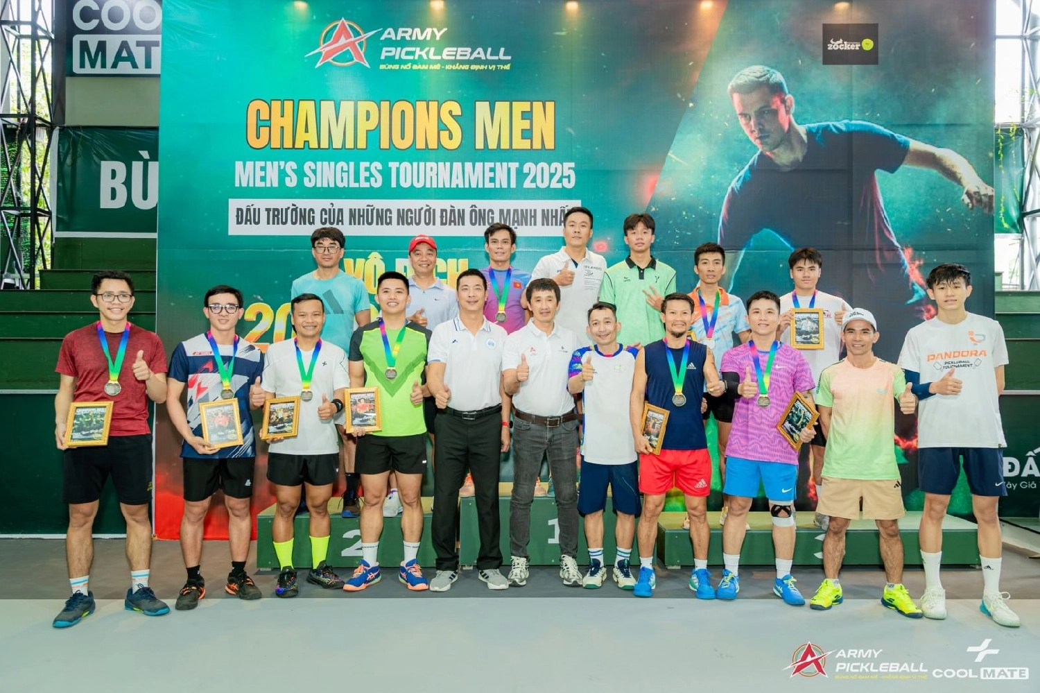 Các tiện ích tại sân Army pickleball