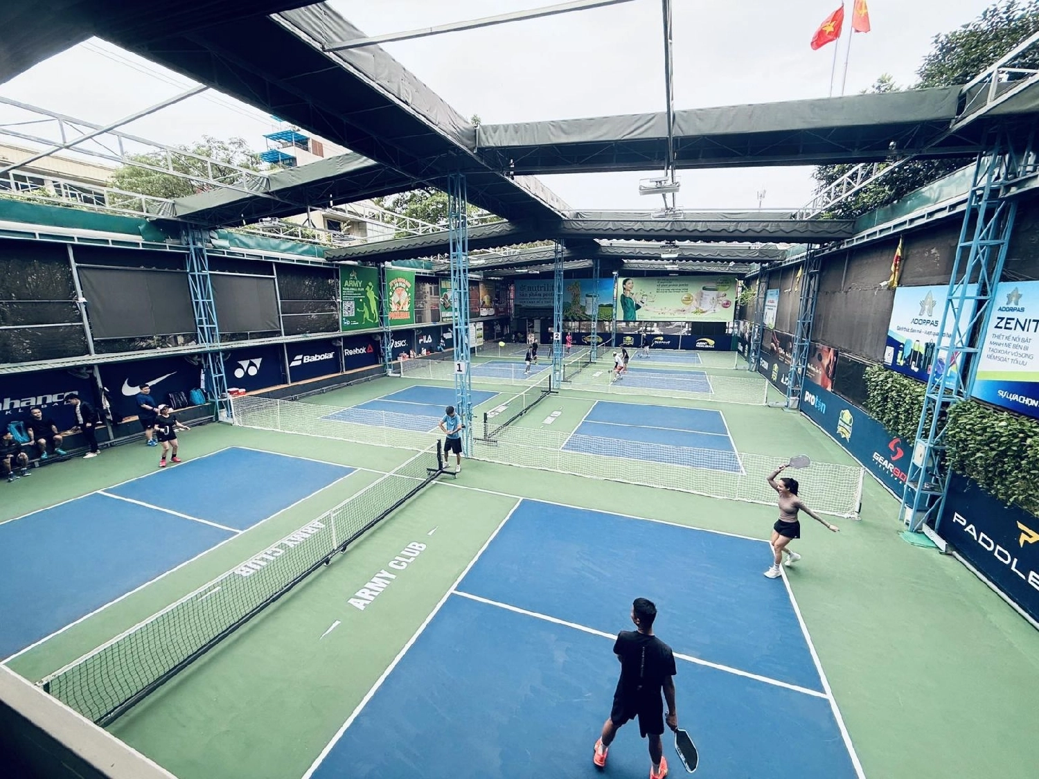 Cụm sân Army Pickleball Hồ Đắc Di