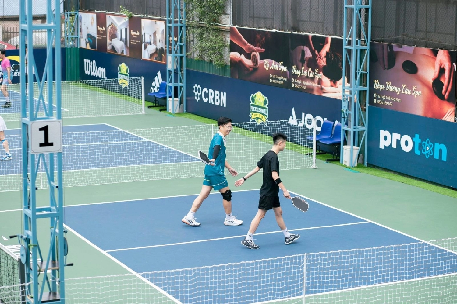 Chất lượng mặt sân tại Army Pickleball Hồ Đắc Di