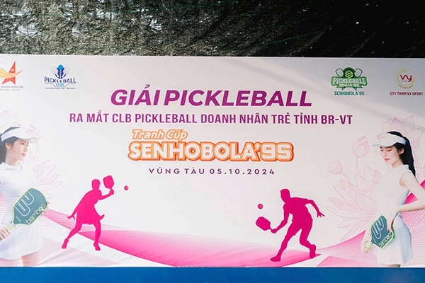 Backdrop pickleball ra mắt CLB