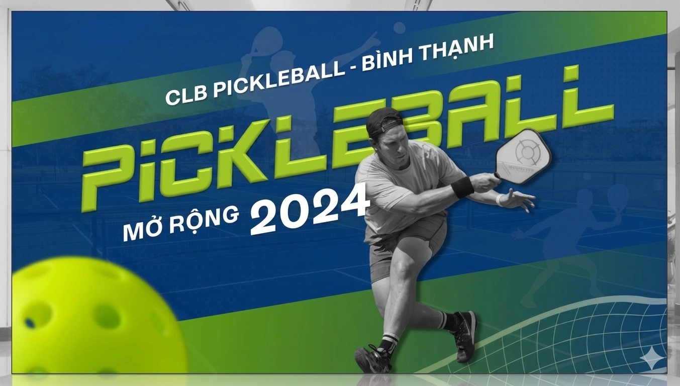 Backdrop giải pickleball nội bộ