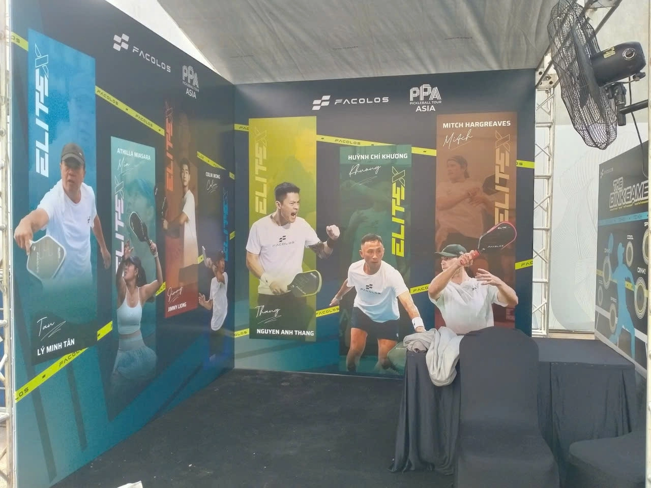 Backdrop pickleball tại đơn vị VIETADV