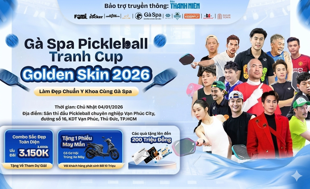 Backdrop giải pickleball chuyên nghiệp
