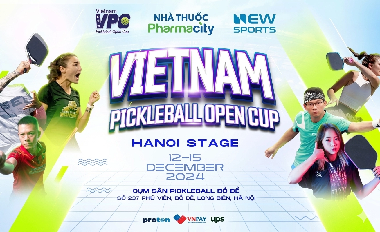 Backdrop giải pickleball chuyên nghiệp