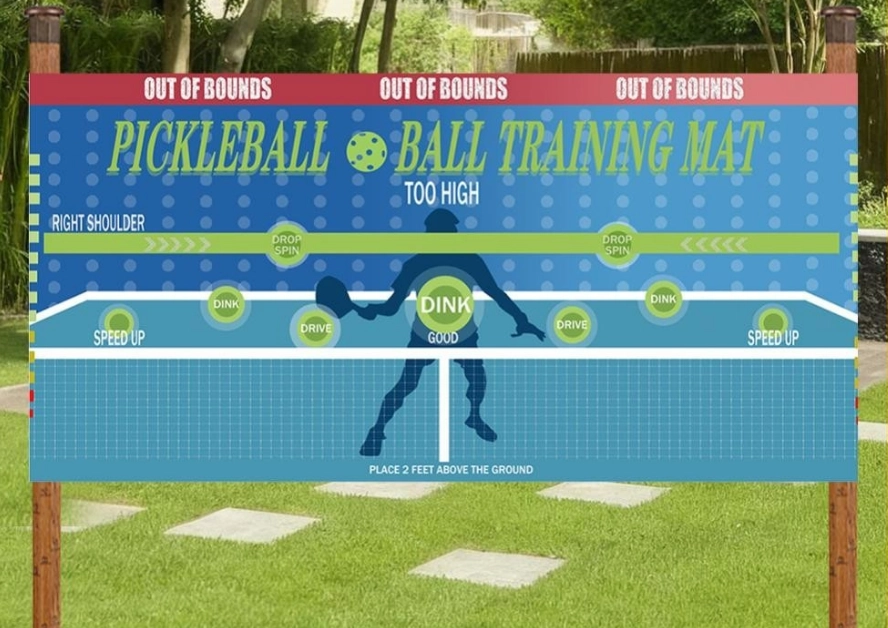 Bảng tập pickleball hình chữ nhật