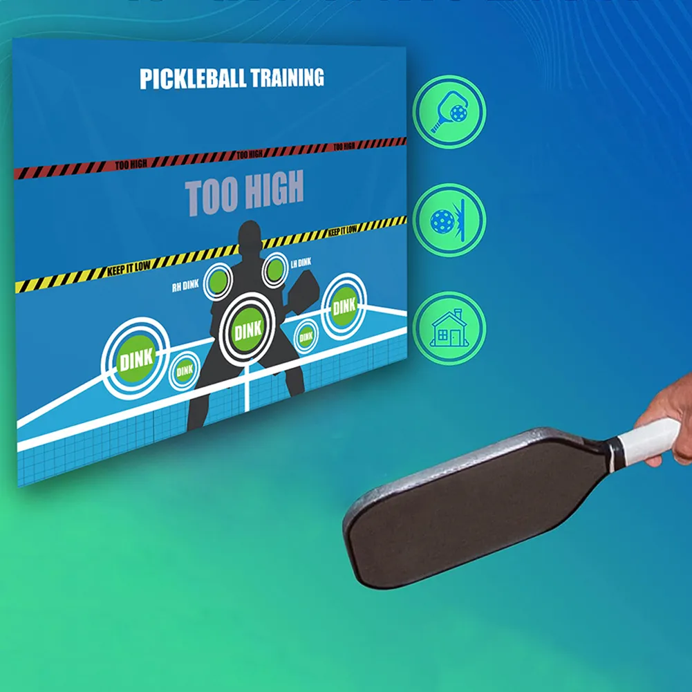 Bảng tập pickleball xanh lá