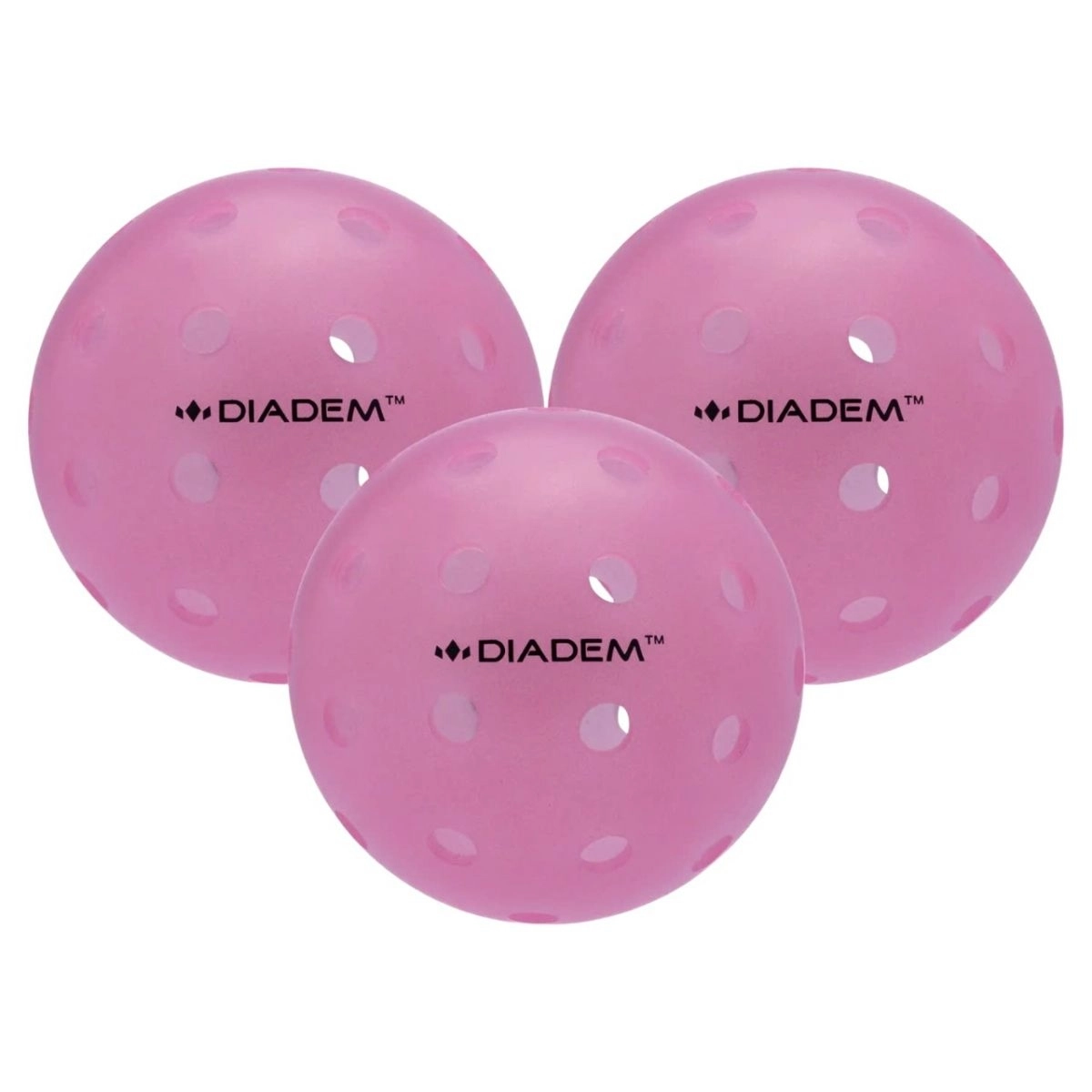 Bóng Pickleball Diadem Oﬃcial Pickleball Ball Outdoor (Trái) - Hồng