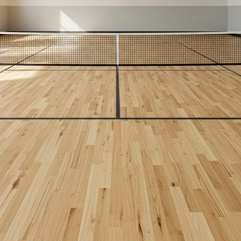 Sân pickleball sàn gỗ