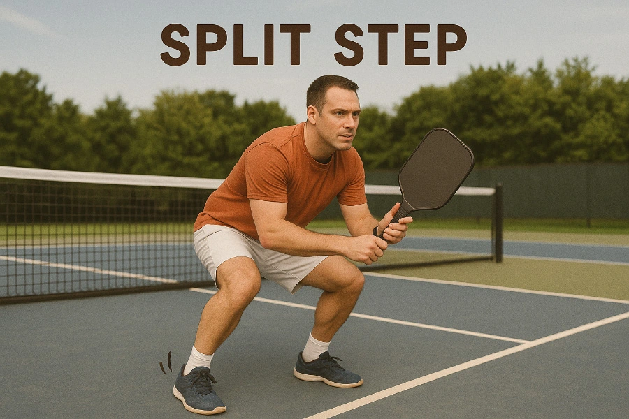 Kỹ thuật Split steps trong pickleball