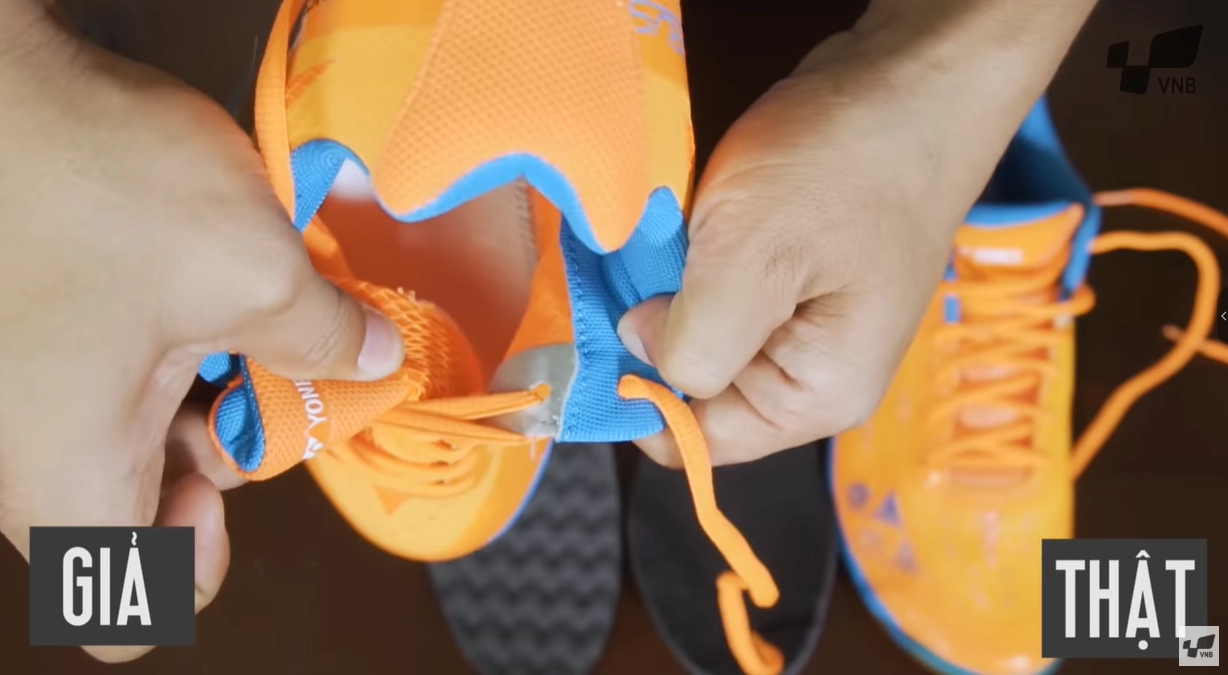 Giày giả không có tem