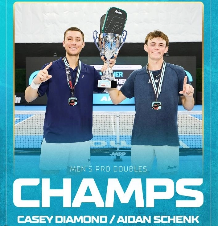 Casey diamond đạt giải vô địch đôi nam