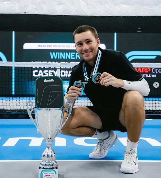 Phong cách thi đấu bản lĩnh giúp casey diamond pickleball đạt nhiều chiến thắng