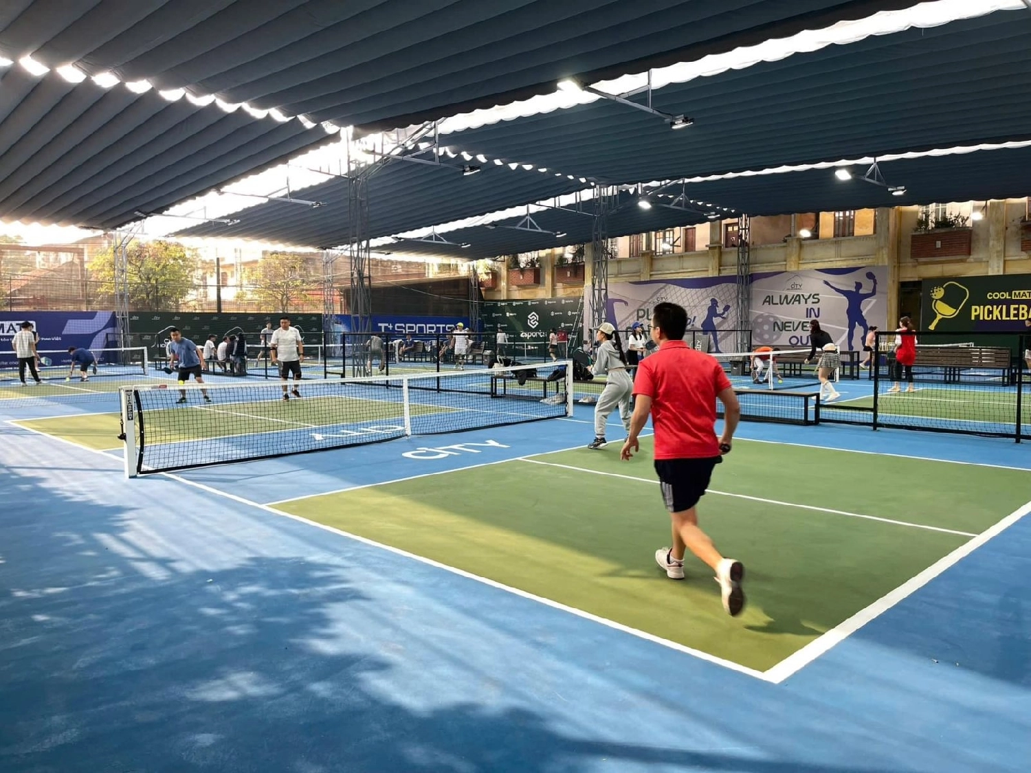 Những tiện ích tại sân city pickleball khâm thiên