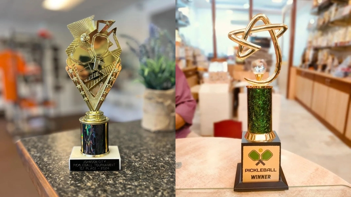 Cup pickleball bằng kim loại