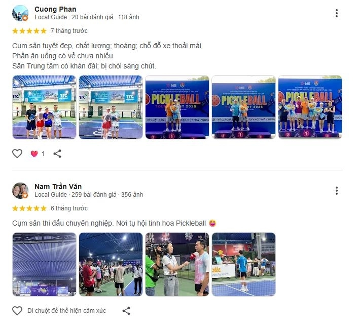 Đánh giá chất lượng sân D-Joy Pickleball Quận 7
