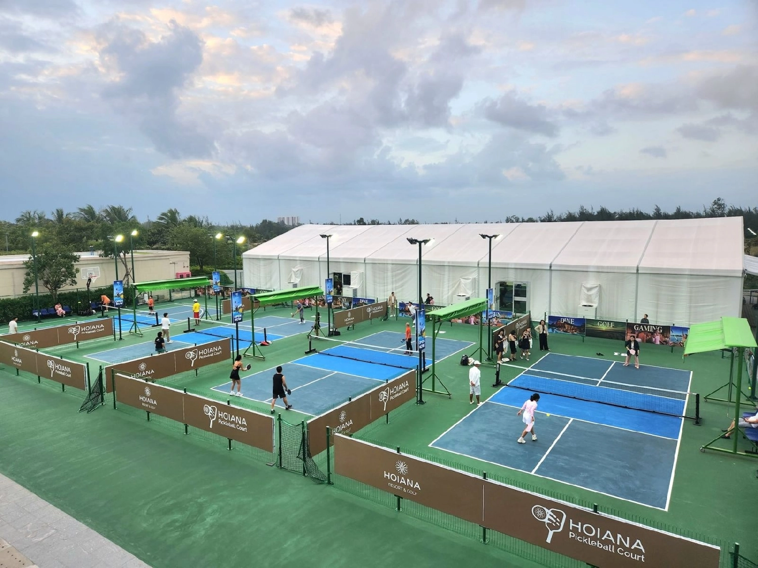 cơ sở vật chất sân pickleball