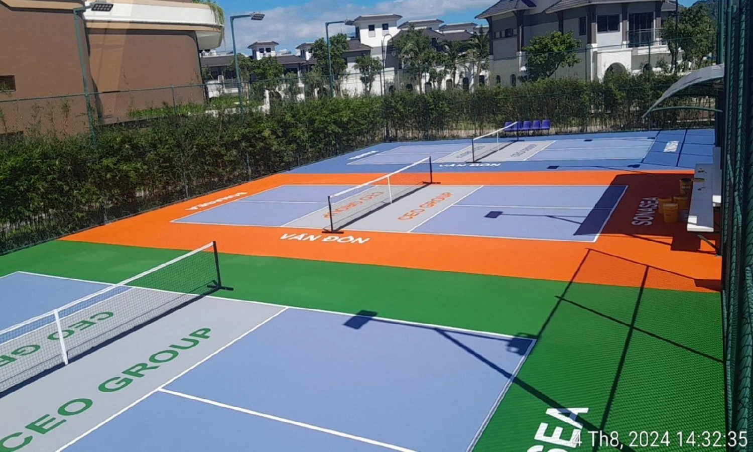 Sân pickleball do Vija Sports thi công