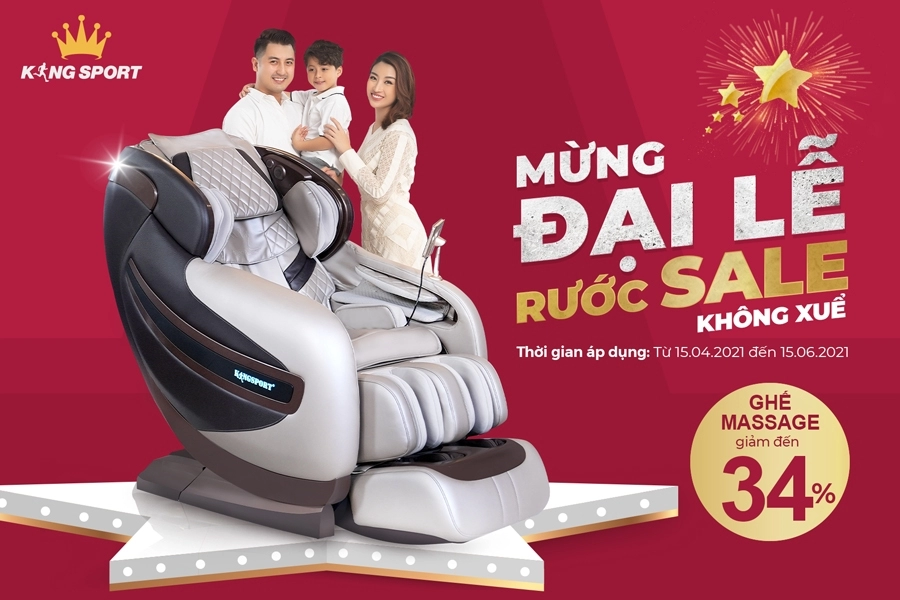 chương trình khuyến mãi ghế massage giá rẻ