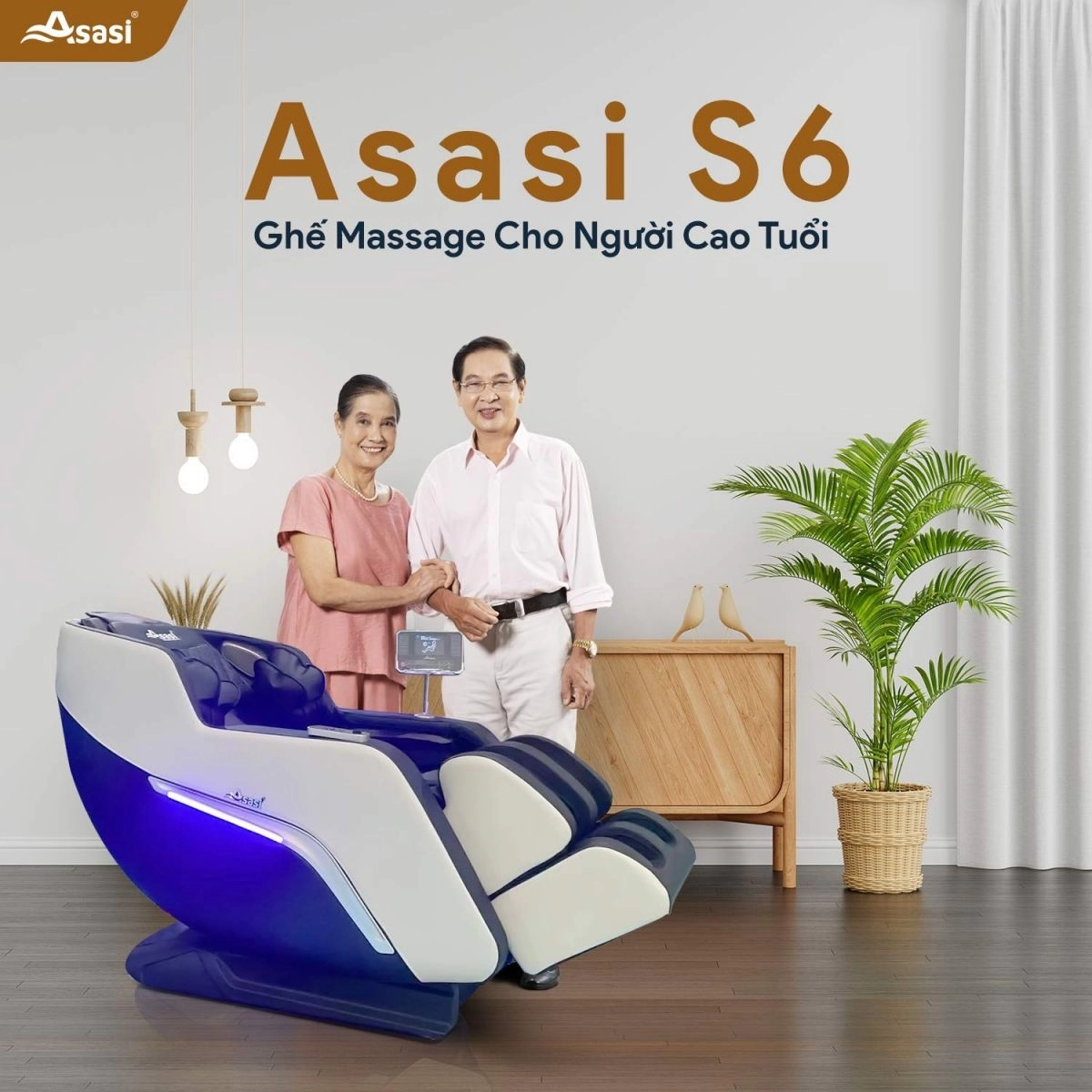 Ghế massage Okasa cho người già