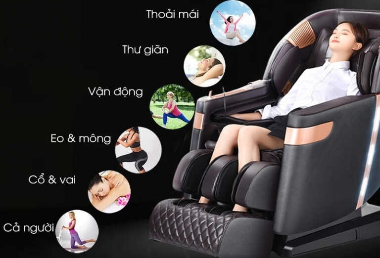 Công dụng ghế massage Toyuko