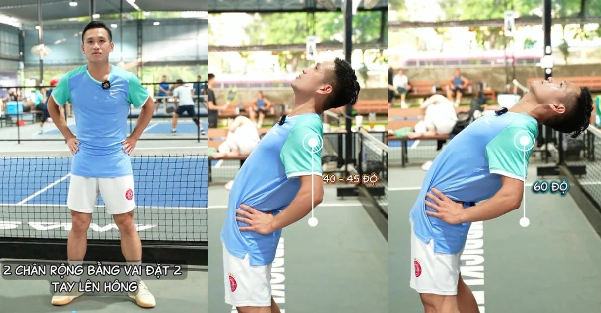 Bài tập giãn cơ hông sau khi chơi pickleball