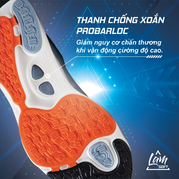 công nghệ Probar loc trên giày cầu lông Lining AYAU003-2