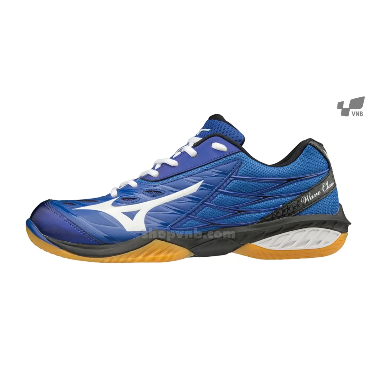 Giày cầu lông Mizuno Wave Claw - Xanh