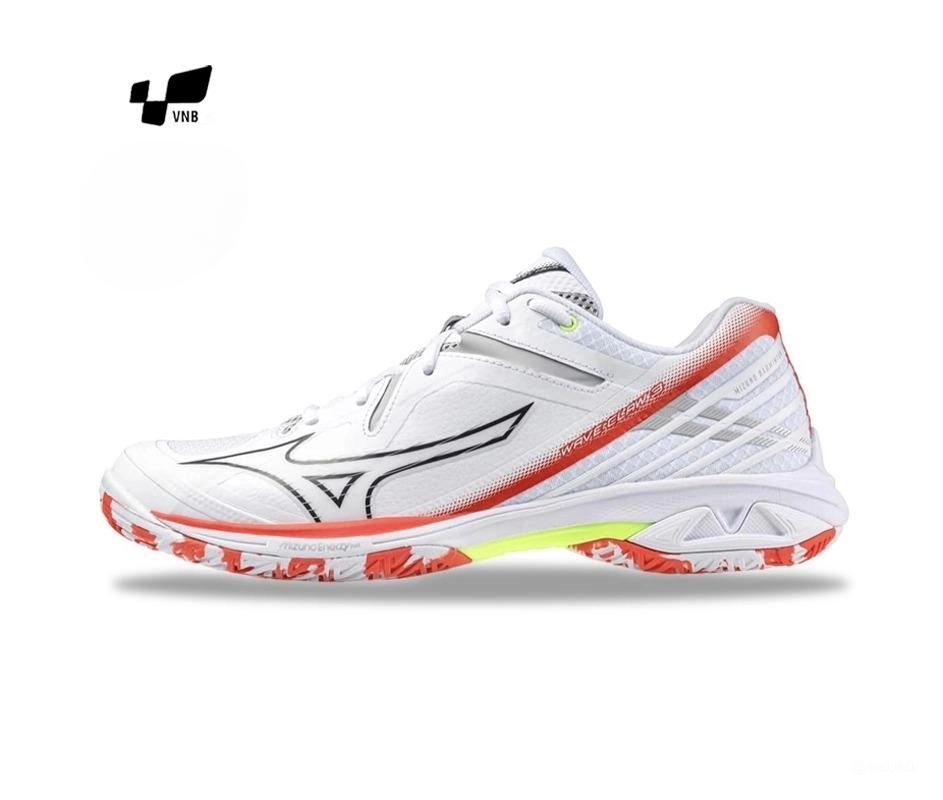 Giày Cầu Lông Mizuno Wave Claw 3 - Trắng đỏ