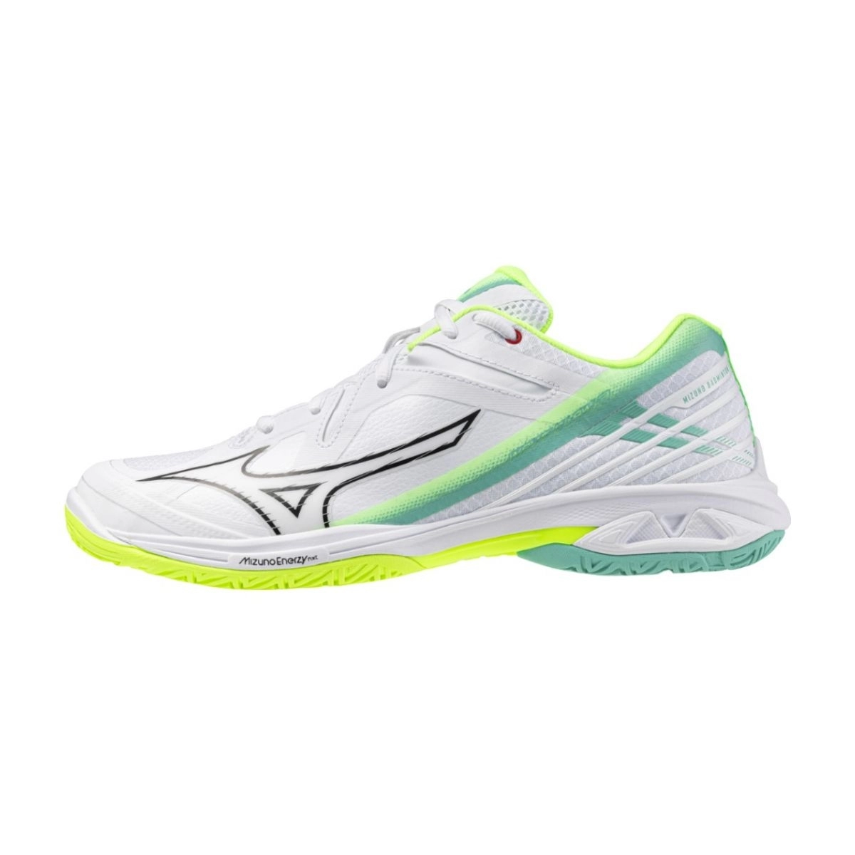 Giày cầu lông Mizuno Wave Claw 3 - Trắng đen vàng chính hãng (71GA244322)
