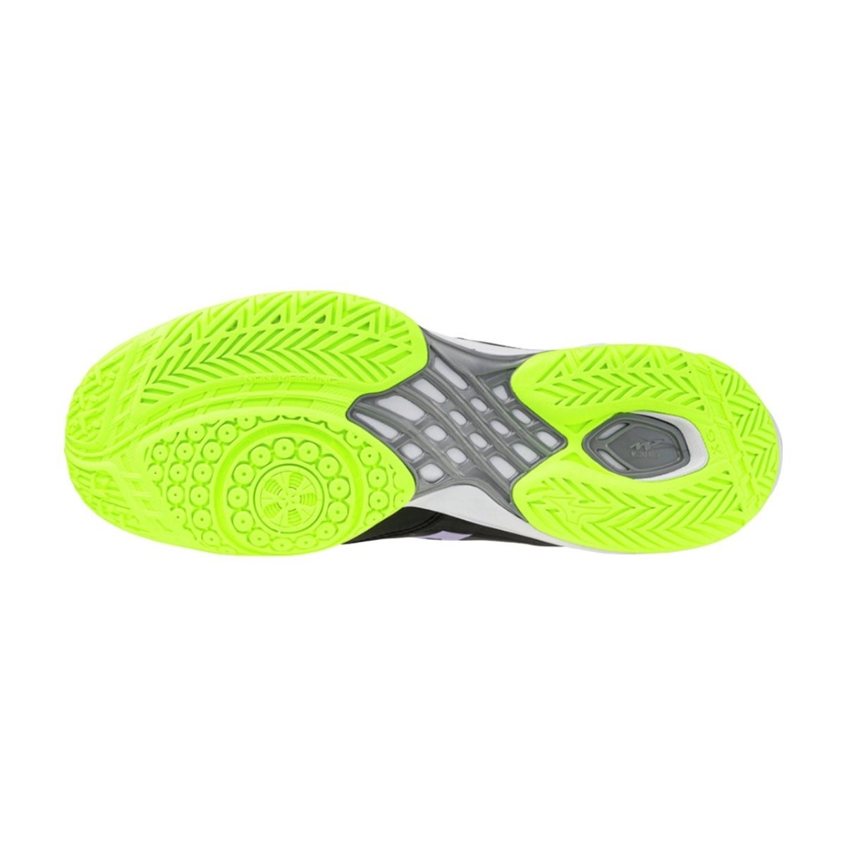 Giày cầu lông Mizuno Wave Claw Neo 3 - Đen tím vàng chính hãng (71GA247311)