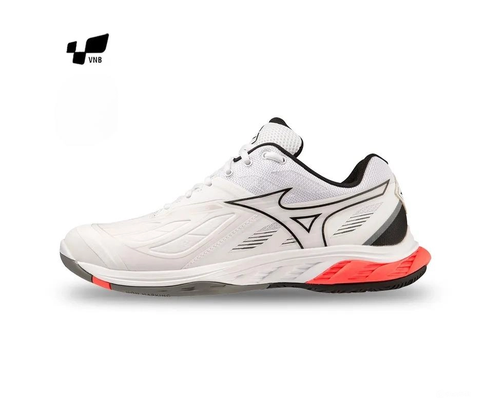 Giày cầu lông Mizuno Wave Fang - Trắng đen