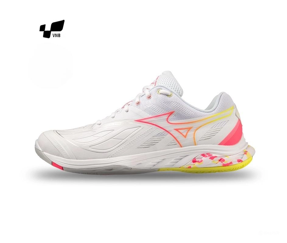 Giày cầu lông Mizuno Wave Fang 2 - Trắng hồng