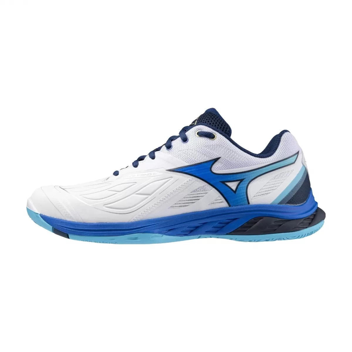 Giày cầu lông Mizuno Wave Fang 2 - Trắng xanh