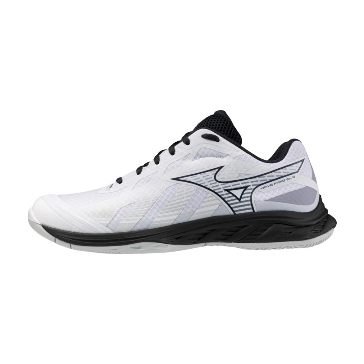 Giày cầu lông Mizuno Wave Fang El 2 - Trắng đen chính hãng (71GA242302)